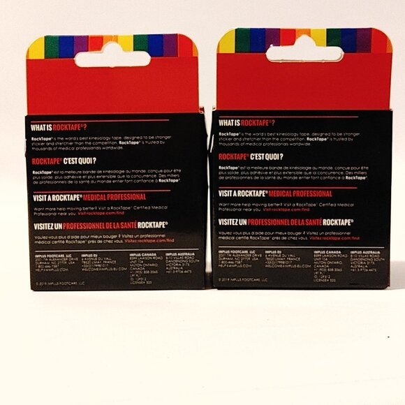 Rock Tape Original 2 Inch Water Resistant Kinesiology Tape RAINBOW NEW Lot  2 - Picture 3 of 5